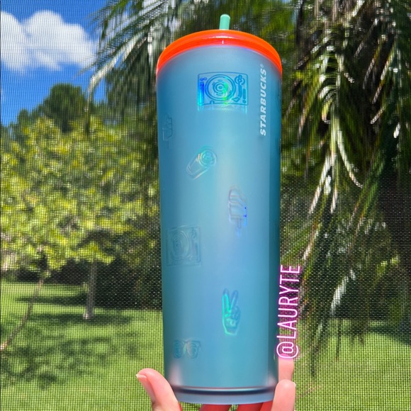 Starbucks 2022 Back to School Blue Soft Touch Icon Tumbler - Picture 8 of 9